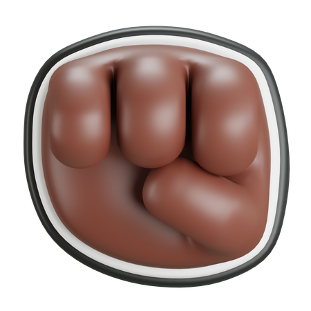 Fist Punch Gesture  3D Icon