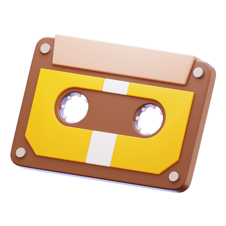 Fita cassete  3D Icon