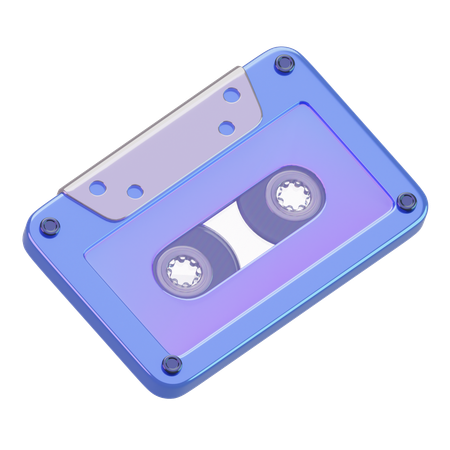 Cassete de fita  3D Icon