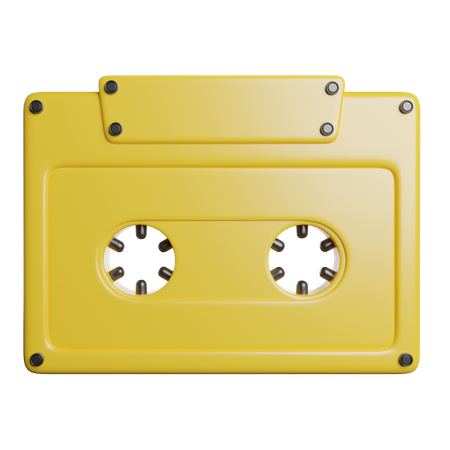 Fita cassete  3D Icon