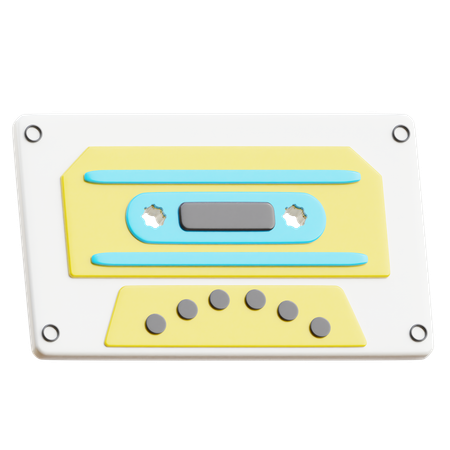 Cassete de áudio  3D Icon