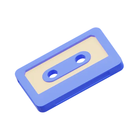 Fita cassete  3D Icon