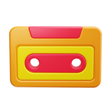 Fita de audio  3D Icon