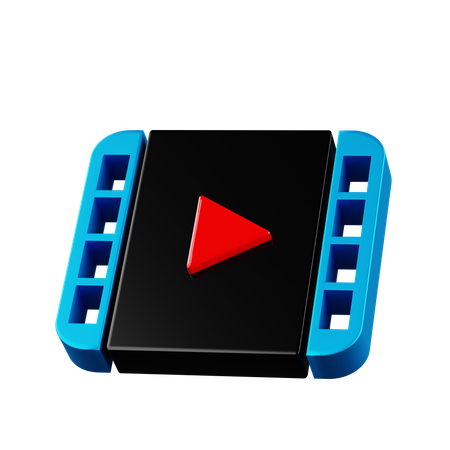 Pequena fita de vídeo  3D Icon