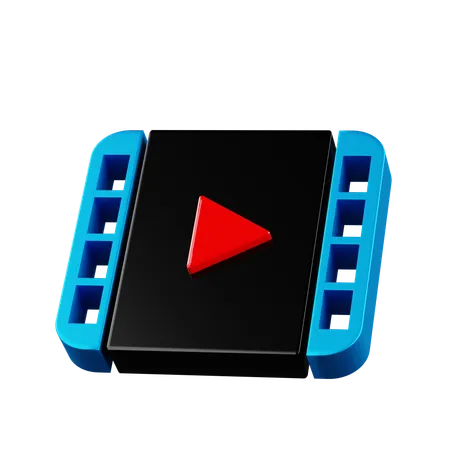 Pequena fita de vídeo  3D Icon