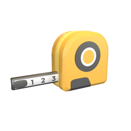 Fita métrica  3D Icon