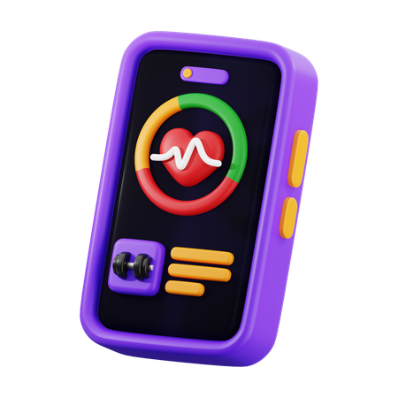 フィットネスアプリ  3D Icon