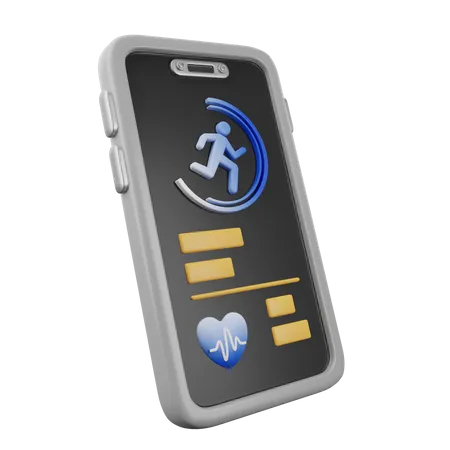 Fitness App  3D Icon