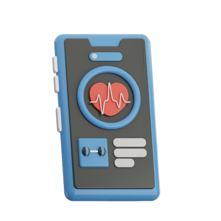 Fitness App  3D Icon