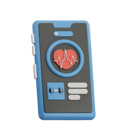 Fitness App  3D Icon