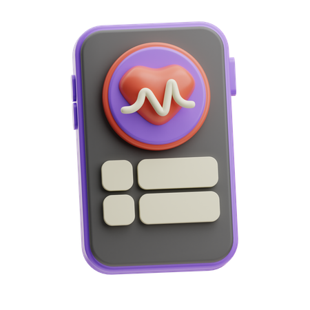 Fitness App  3D Icon