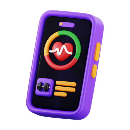 Fitness app  3D Icon