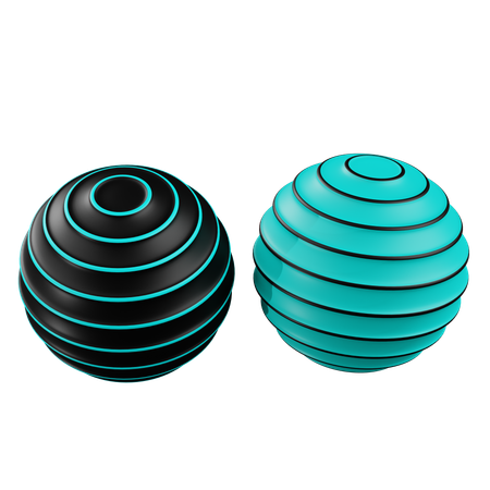 Fitness Ball  3D Icon