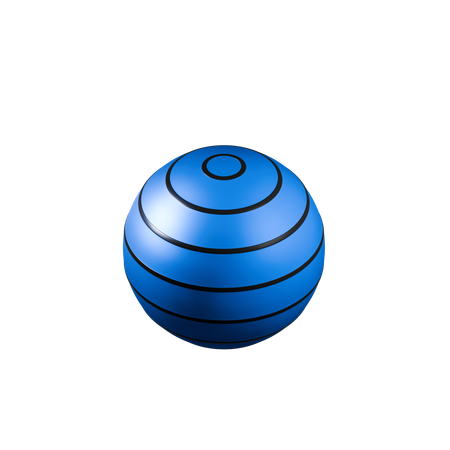 Fitness Ball  3D Icon