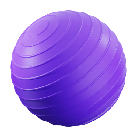 フィットネスボール  3D Icon