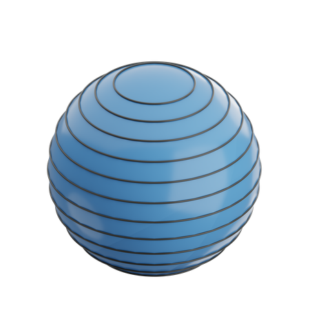 Fitness Ball  3D Icon