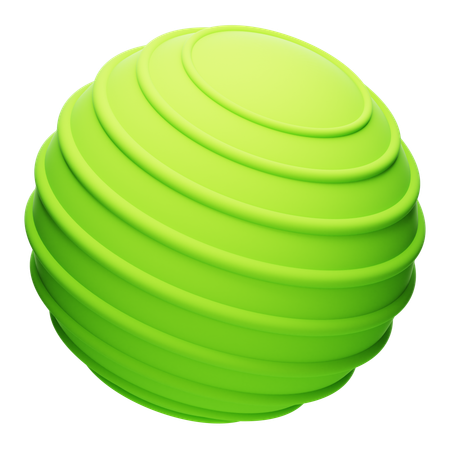 Fitness Ball  3D Icon