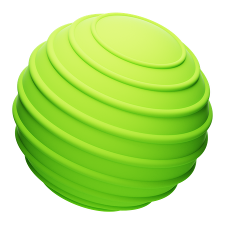 Fitness Ball  3D Icon