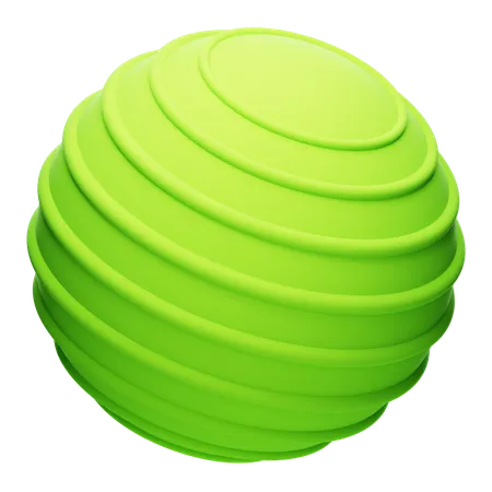 Fitness Ball  3D Icon