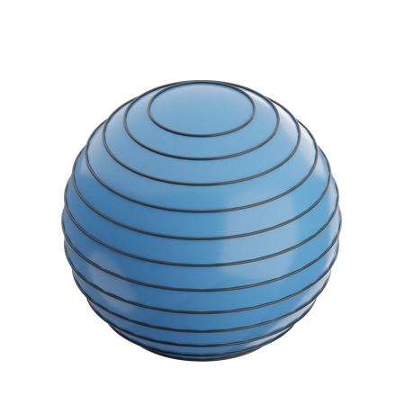 Fitness Ball  3D Icon