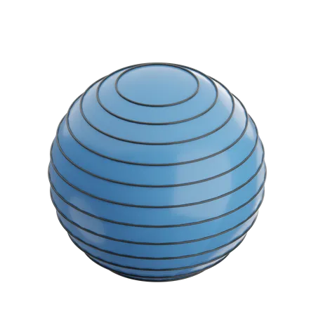 Fitness Ball  3D Icon