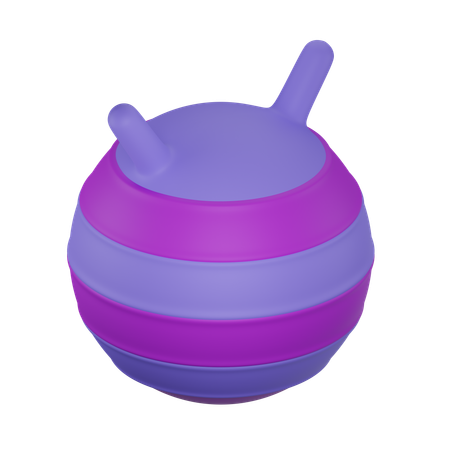 Fitness Ball  3D Icon