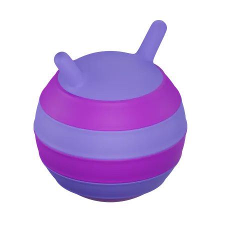 Fitness Ball  3D Icon