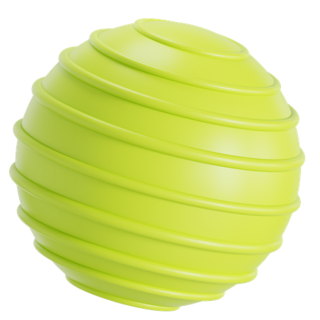 Fitness ball  3D Icon