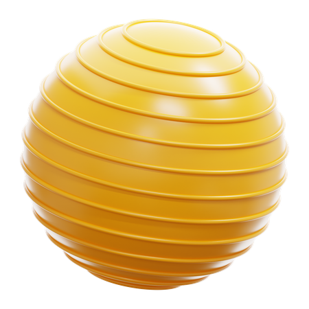 Fitness Ball  3D Icon