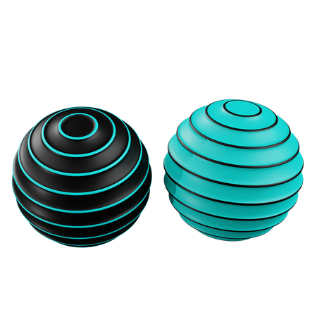 Fitness Ball  3D Icon