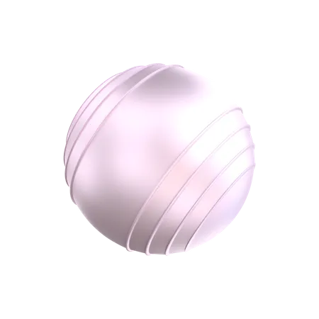 Fitness ball  3D Illustration