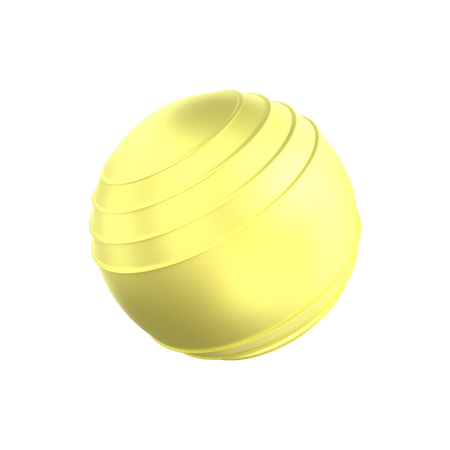 Fitness ball  3D Illustration