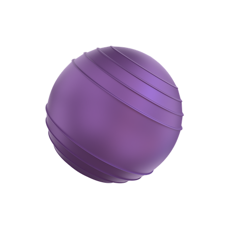 Fitness ball  3D Illustration