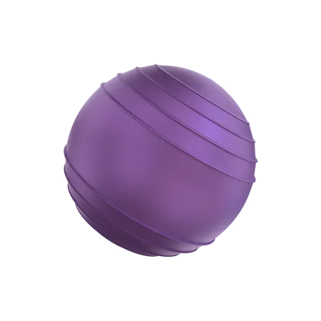 Fitness ball  3D Illustration