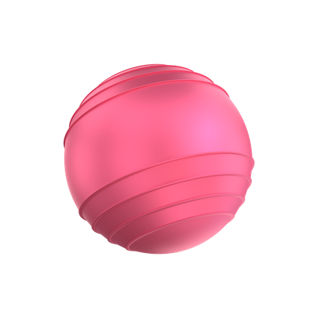 Fitness ball  3D Illustration