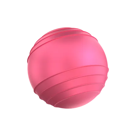 Fitness ball  3D Illustration