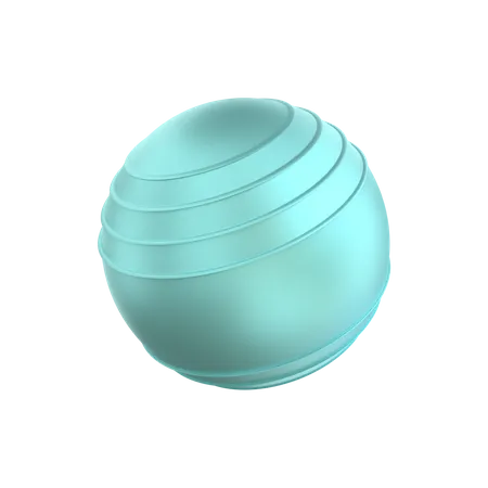Fitness ball  3D Illustration