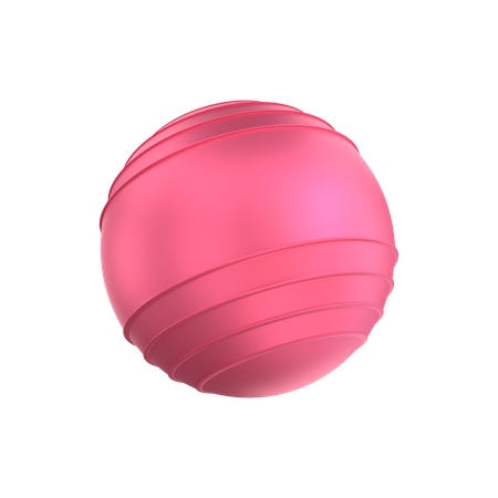 Fitness ball 3D Illustration