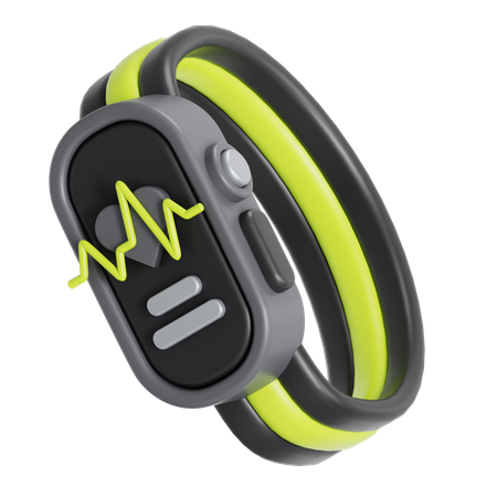 Fitness band  3D Icon