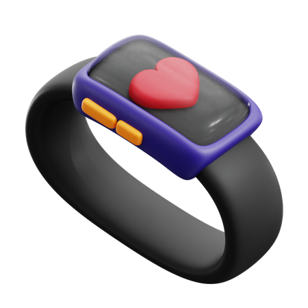 Fitness Band  3D Icon