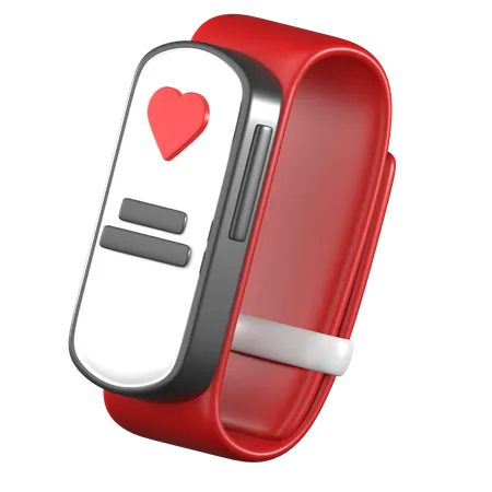 Fitness Band  3D Icon