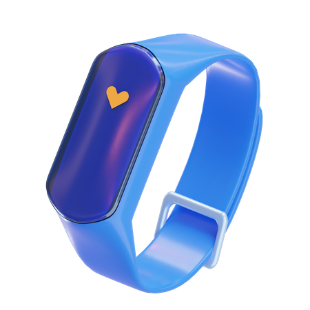 Fitness Band  3D Icon