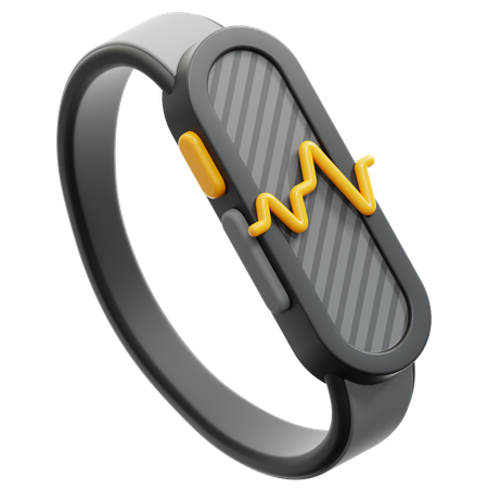 Fitness Band  3D Icon
