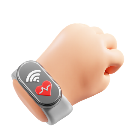 Fitness Band  3D Icon