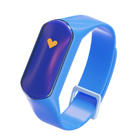 Fitness Band 3D Icon