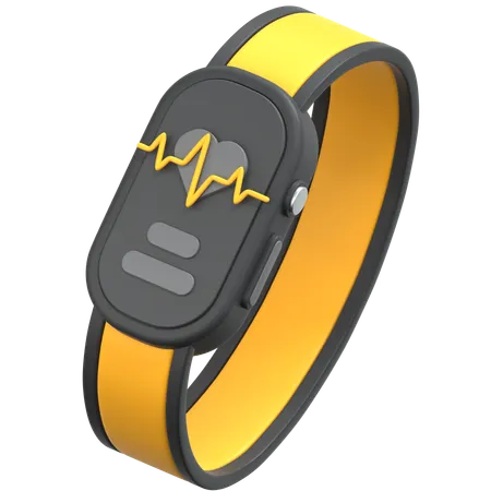 Fitness Band Tracker  3D Icon