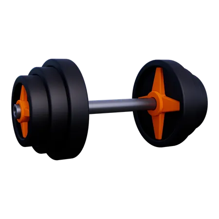 Fitness Barbell  3D Icon