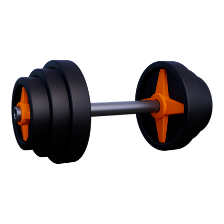 Fitness Barbell  3D Icon