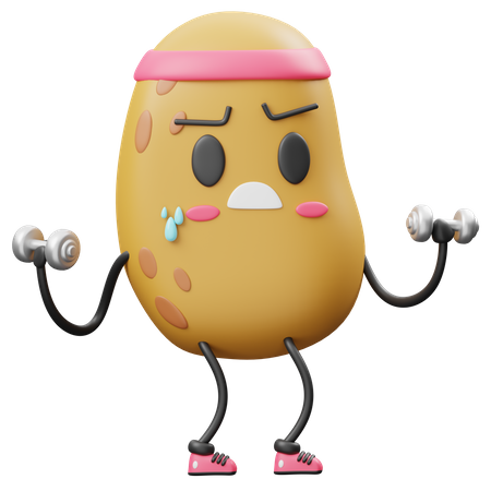 Batata fitness  3D Icon