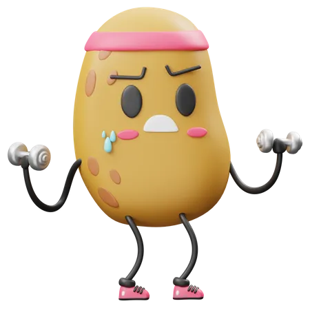 Batata fitness  3D Icon